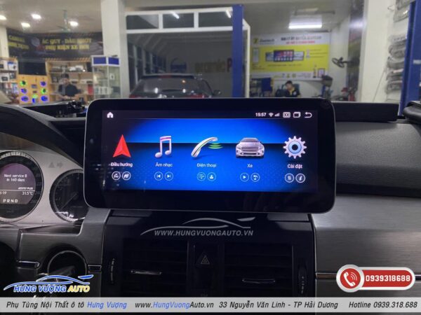 màn hình android cho xe mercedes