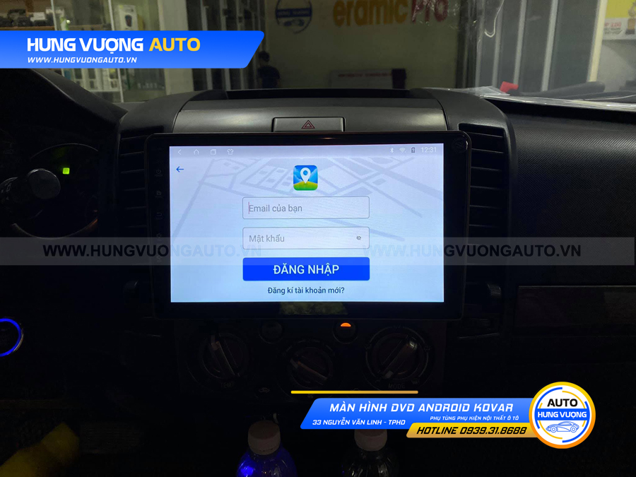 Màn Hình DVD Android Ford Everest Kovar-Hưng Vượng Auto Hải Dương