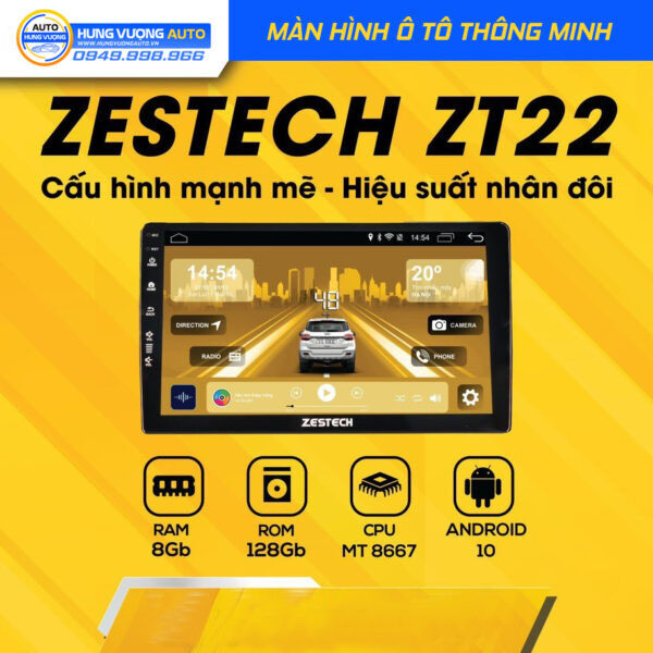 màn hình ô tô zestech zt22