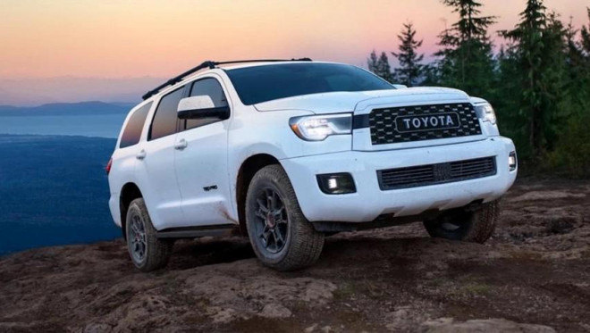 Sequoia là một mẫu SUV ba hàng ghế ấn tượng của thương hiệu Toyota. Ảnh: Motorbiscuit.