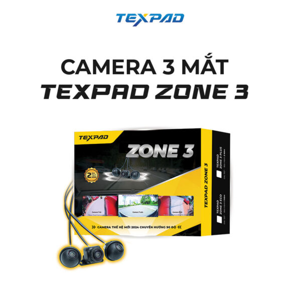 Camera 3 mắt ô tô Texpad Zone 3