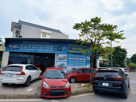 Xưởng sơn ô tô Hưng Vượng